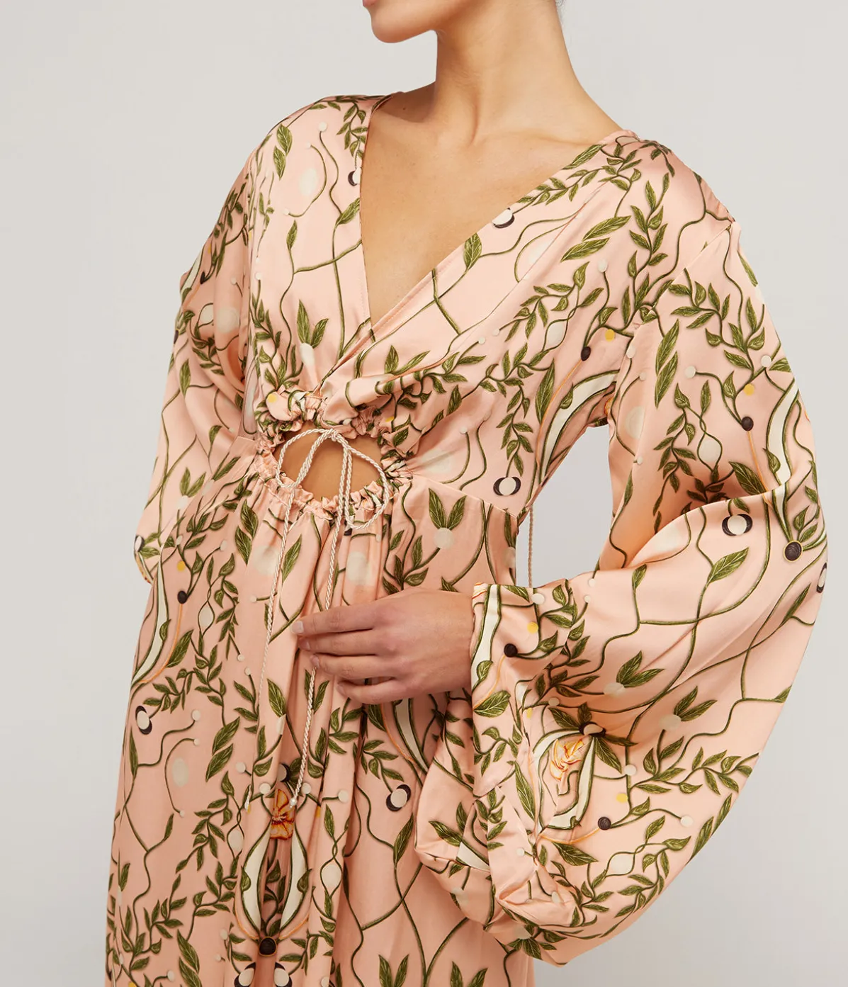 Francisca Kaftan Dress In Lunar