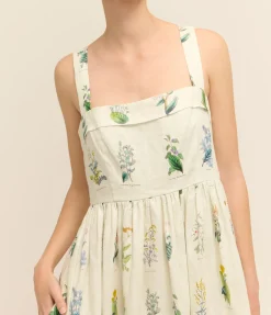 Greenhouse Floral Sundress In Mist