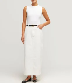 Harvey Skirt In Vintage White