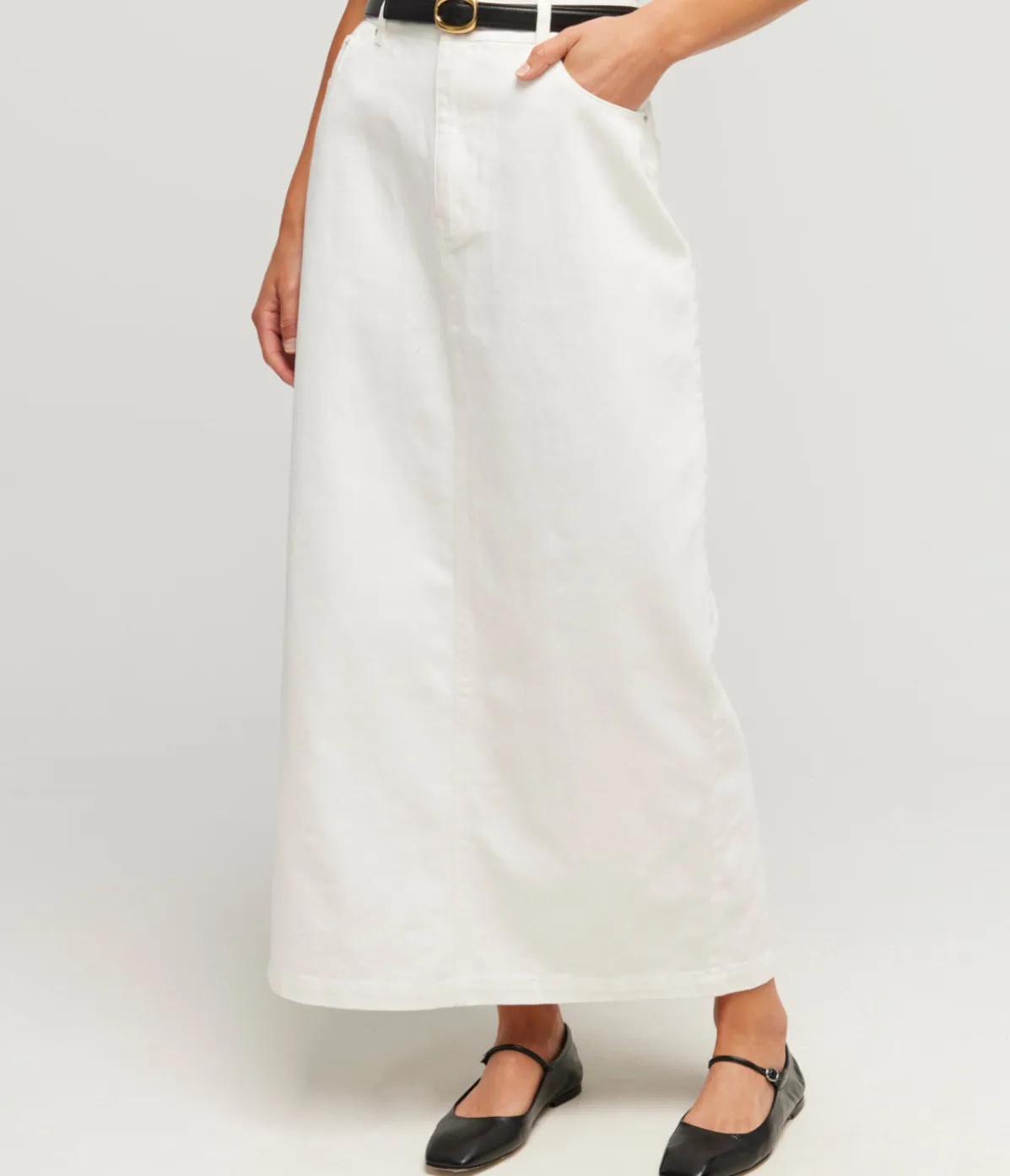 Harvey Skirt In Vintage White
