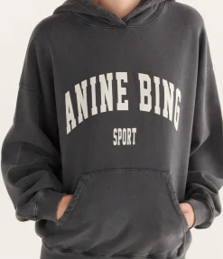 Harvey Sweatshirt In Washed Black