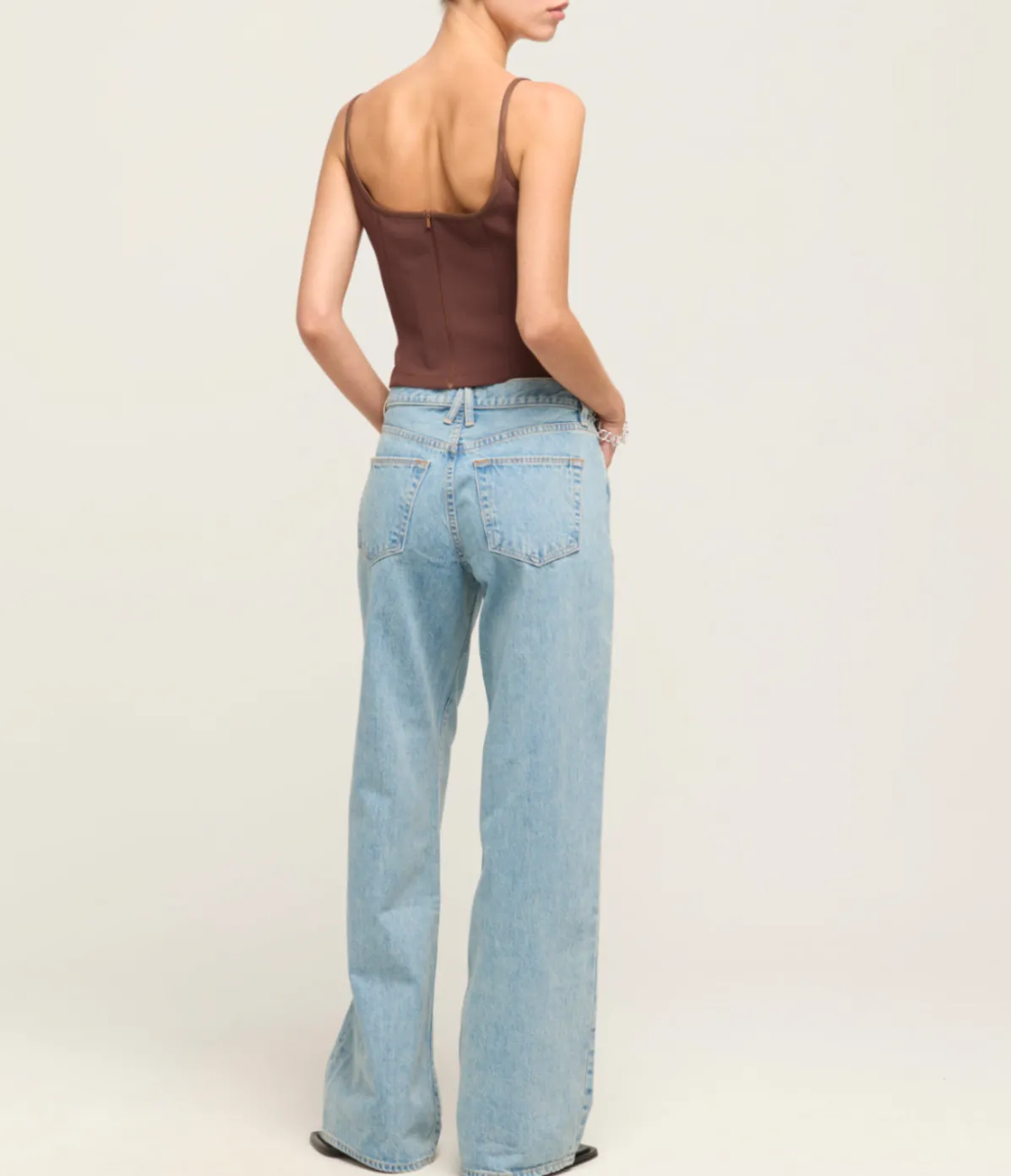 Heart Bodice Singlet In Cocoa