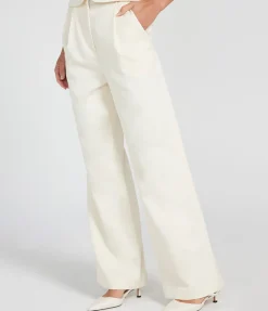 Idai Tailored Pants In Ivory Frost
