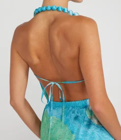 Iluka Sleeveless Dress In Landscape