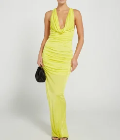 Ina Long Dress In Snake Eye