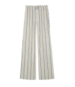 Janiero Trouser In Bespoke Wave Coupe