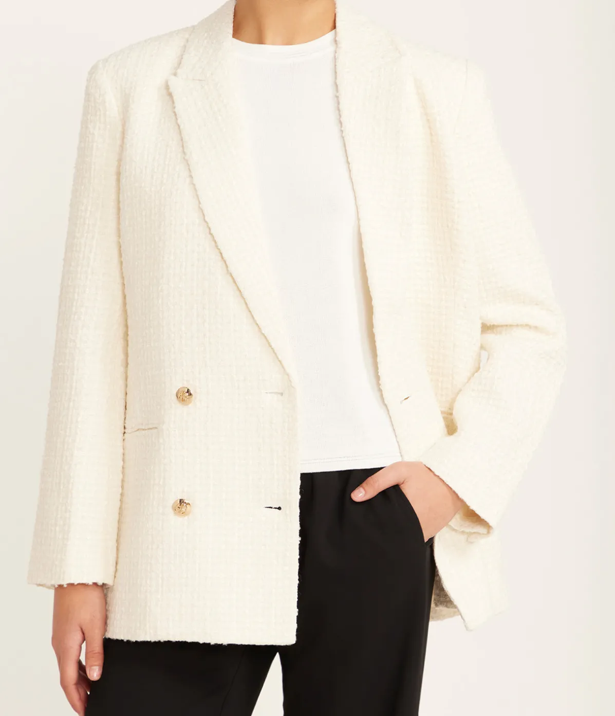 Jasmine Blazer In Ivory