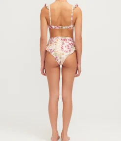 Jengibre Bikini Bottom In Florecer
