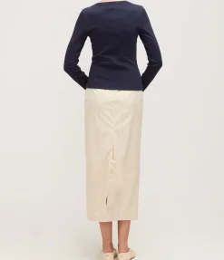 Jill Long Sleeve Tee In Navy