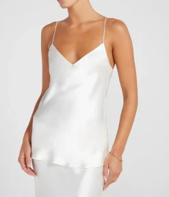 Kate Slip Camisole In Ivory