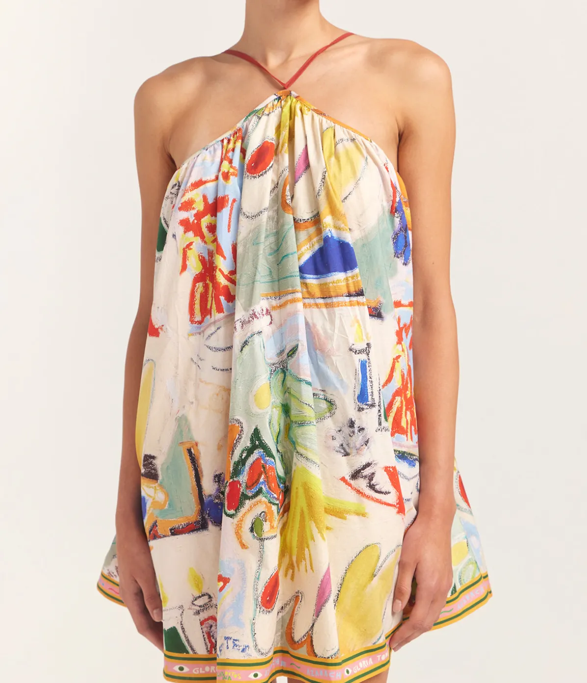 La Charrasca Mini Dress In Multi
