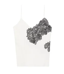 Lace Camisole In Optic White