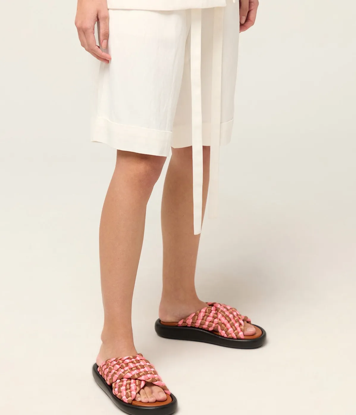 Layla Slide In Watermelon And Tan