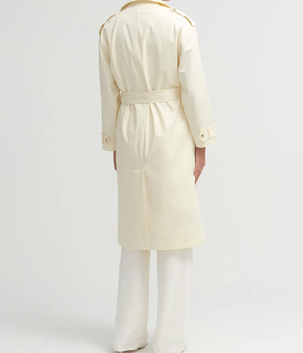 Layton Trench In Cream