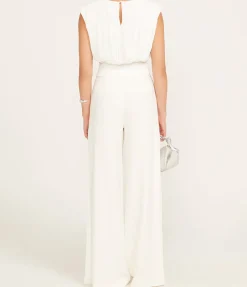 Lilo Pleated Pant In Ivory
