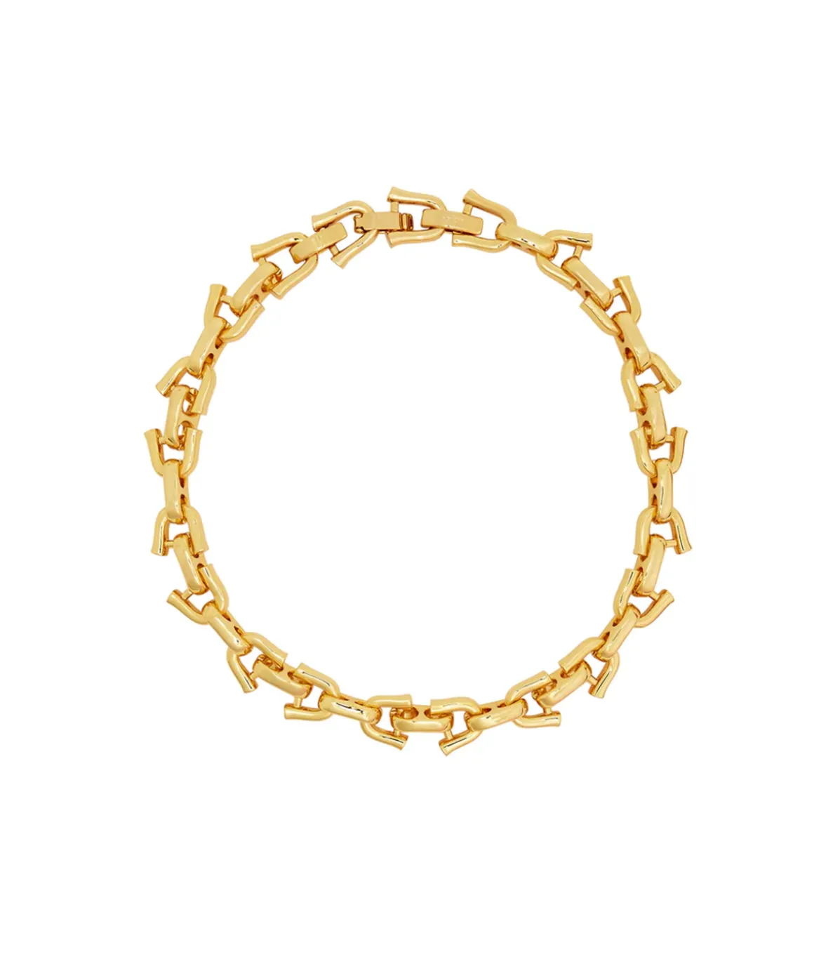 Link Statement Necklace In Gold