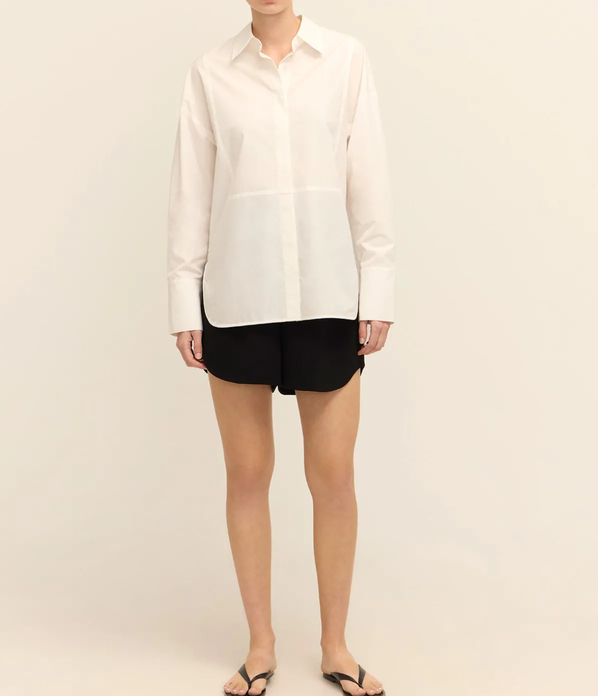 Linter Shirt In Parchment