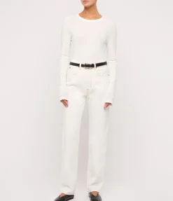 London High Rise Straight In Natural White