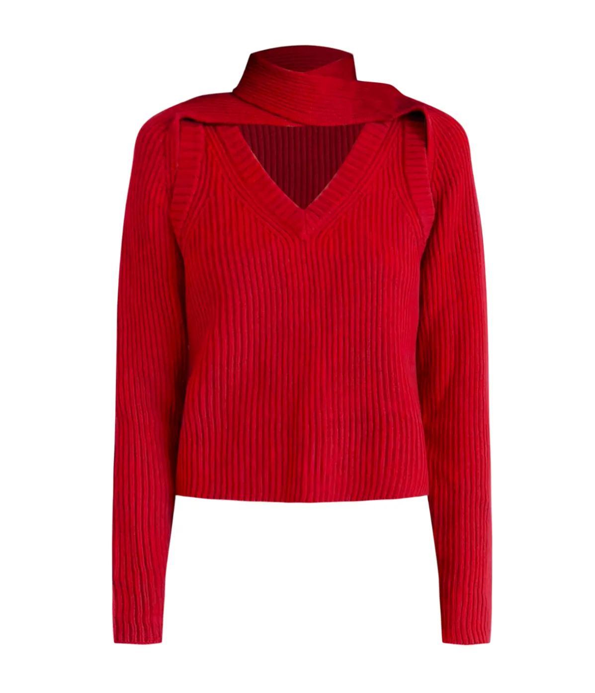 Loop Chunky Sweater In Red