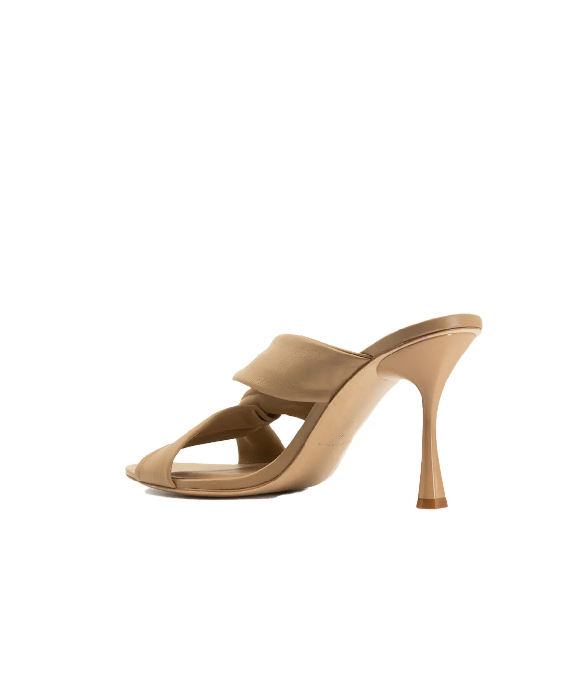 Loop Knotted Heel In Beige