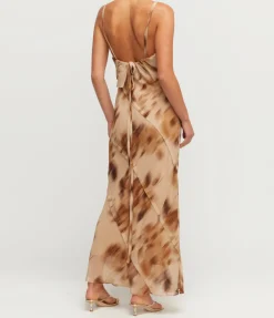 Lori Slip Dress In Hazelnut