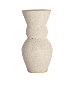 Lucie Vase In Bone Gloss