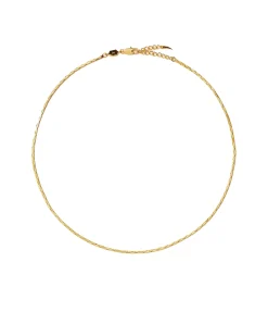 Lucy Williams X Missoma Textured Snake Chain Necklace In Gold
