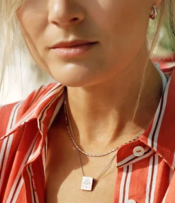 Lucy Williams X Missoma Textured Link Chain Necklace In Silver