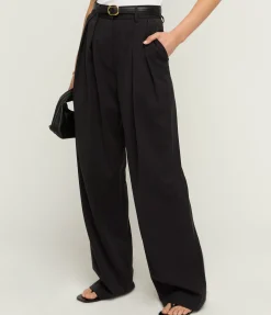 Luisa High Waisted Pant In Black