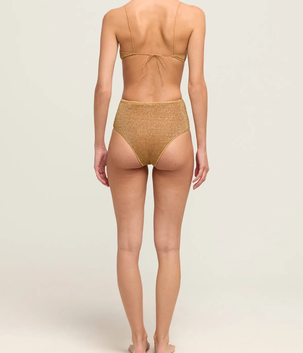 Lumiere High Waisted Bikini In Toffee