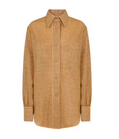 Lumiere Long Sleeve Shirt In Toffee