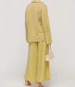 Lumiere Long Sleeve Shirt In Citron