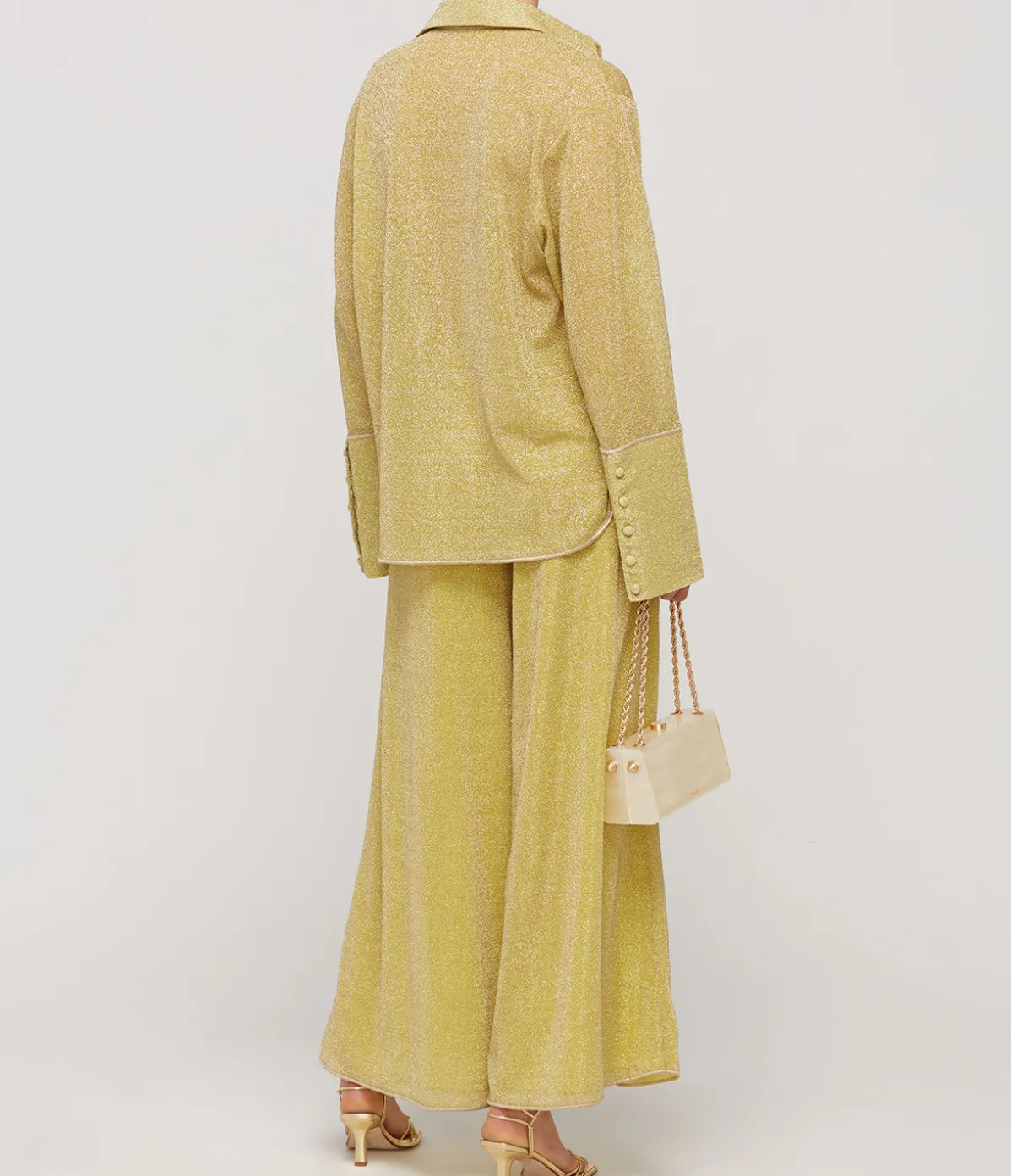 Lumiere Long Sleeve Shirt In Citron