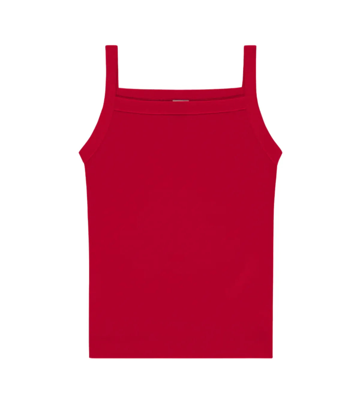 May Square Neck Cami In Red