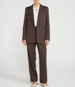 Maya Blazer In Chocolate