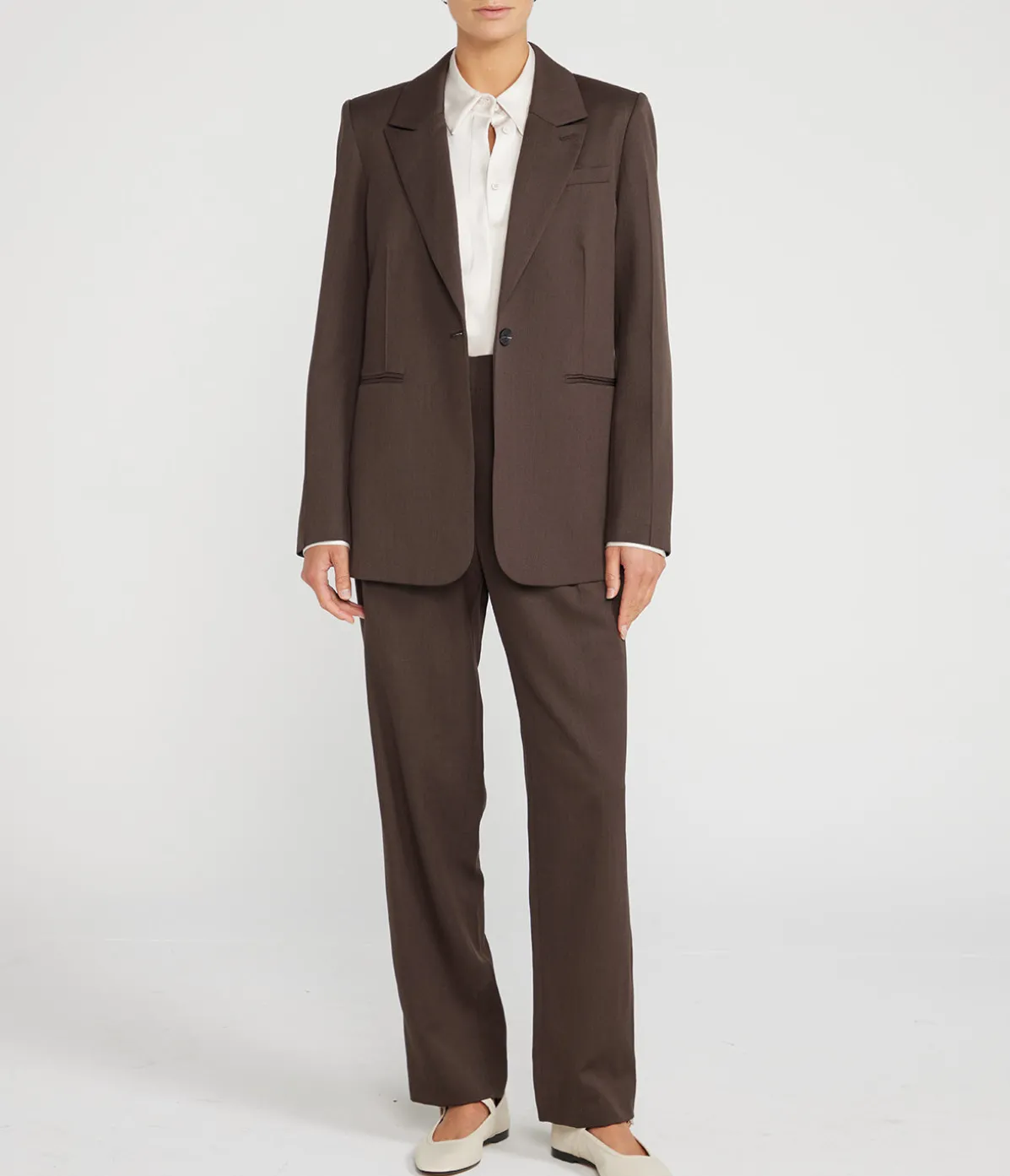 Maya Blazer In Chocolate