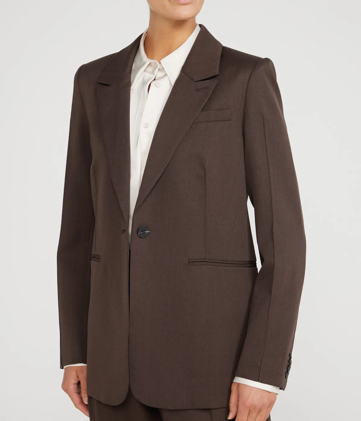 Maya Blazer In Chocolate