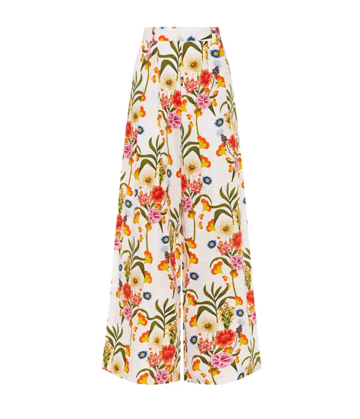 Melia Cotton Pant In Vila Floral