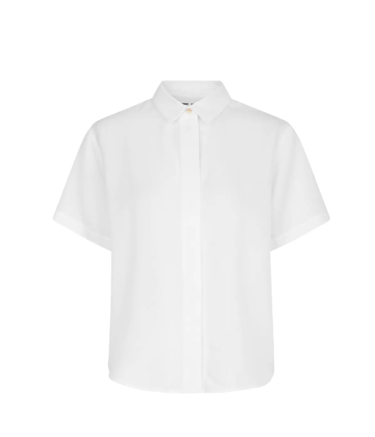 Mina Short Sleeve Shirt In White