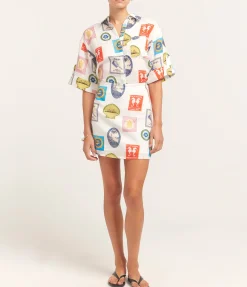 Mirage Shirt In Holiday Stamp