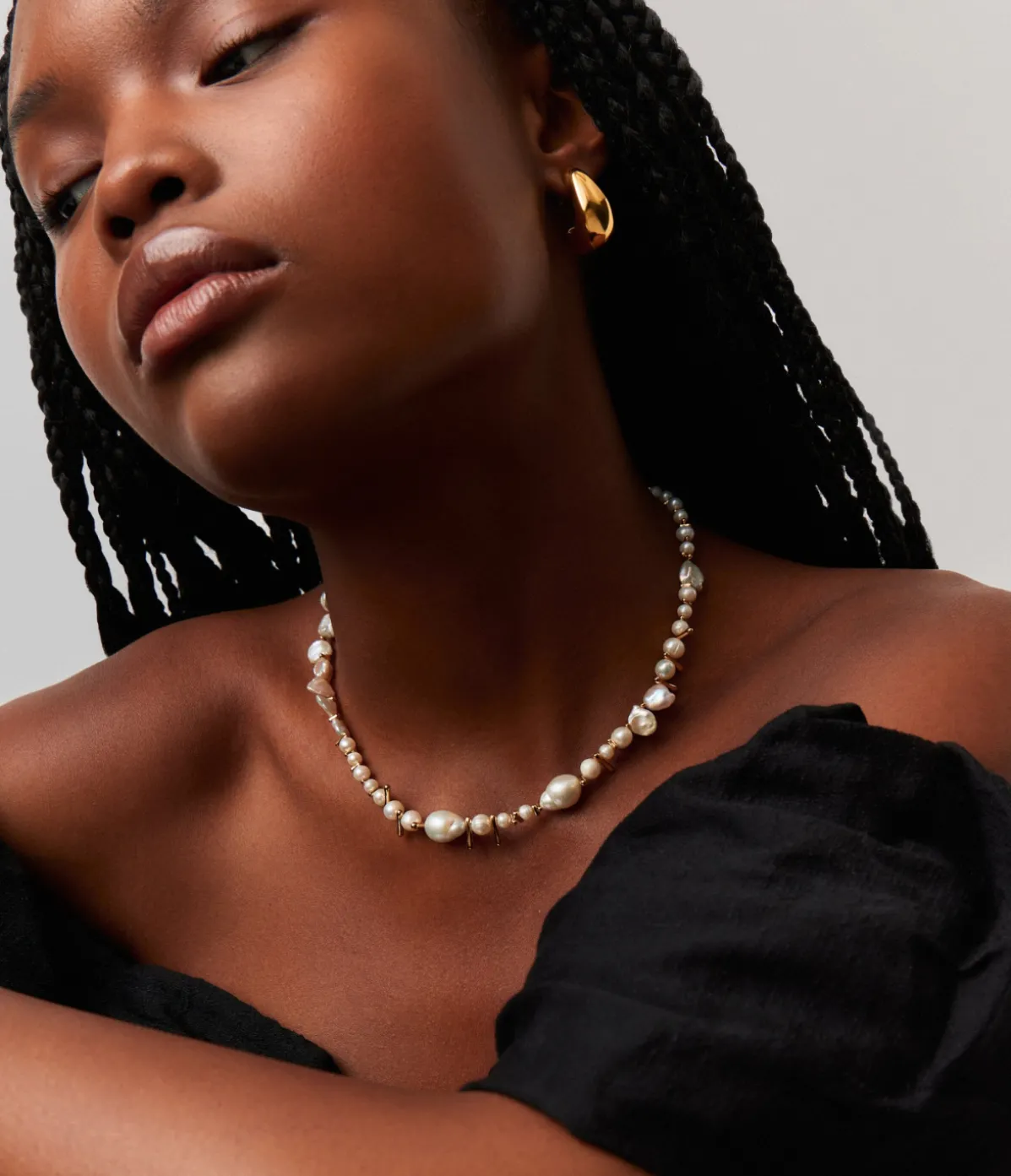 Mixed Pearl Statement Beaded Bracelet