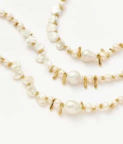 Mixed Pearl Statement Beaded Bracelet