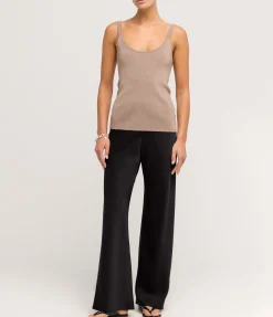 Myrna Bias Pant In Black