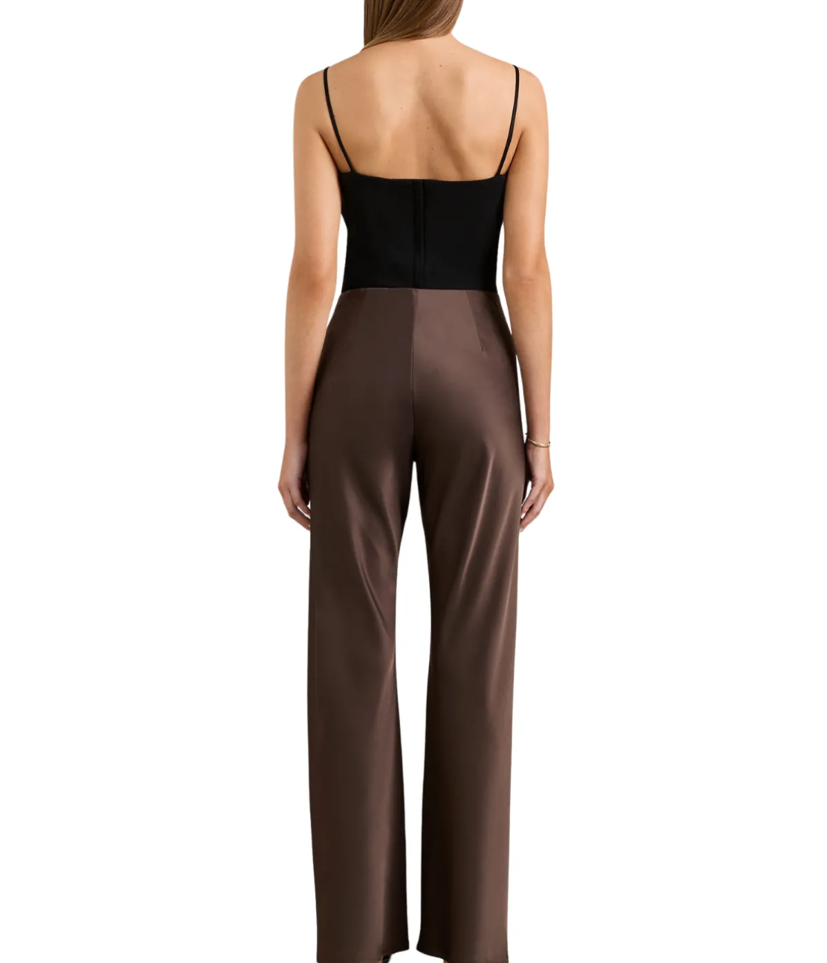 Myrna Bias Pant In Chocolate
