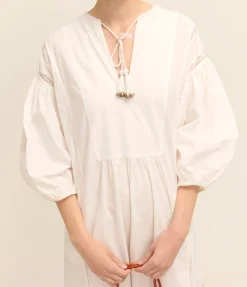 Nephele Dress In White