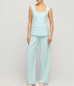 Nico Tailored Pants In Ice Blue