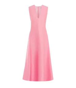 Nicola Midi Dress In Bubblegum