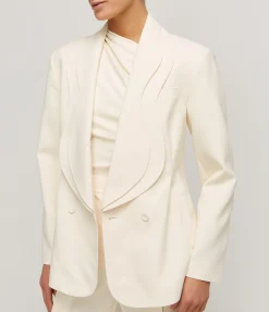 Oatley Blazer In Vanilla
