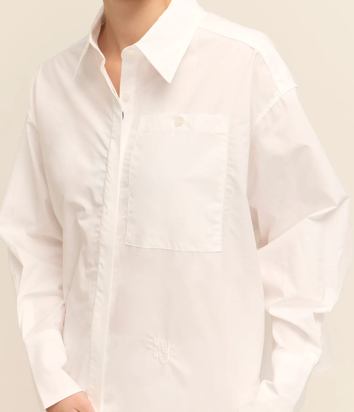 Palma Shirt In Crisp White