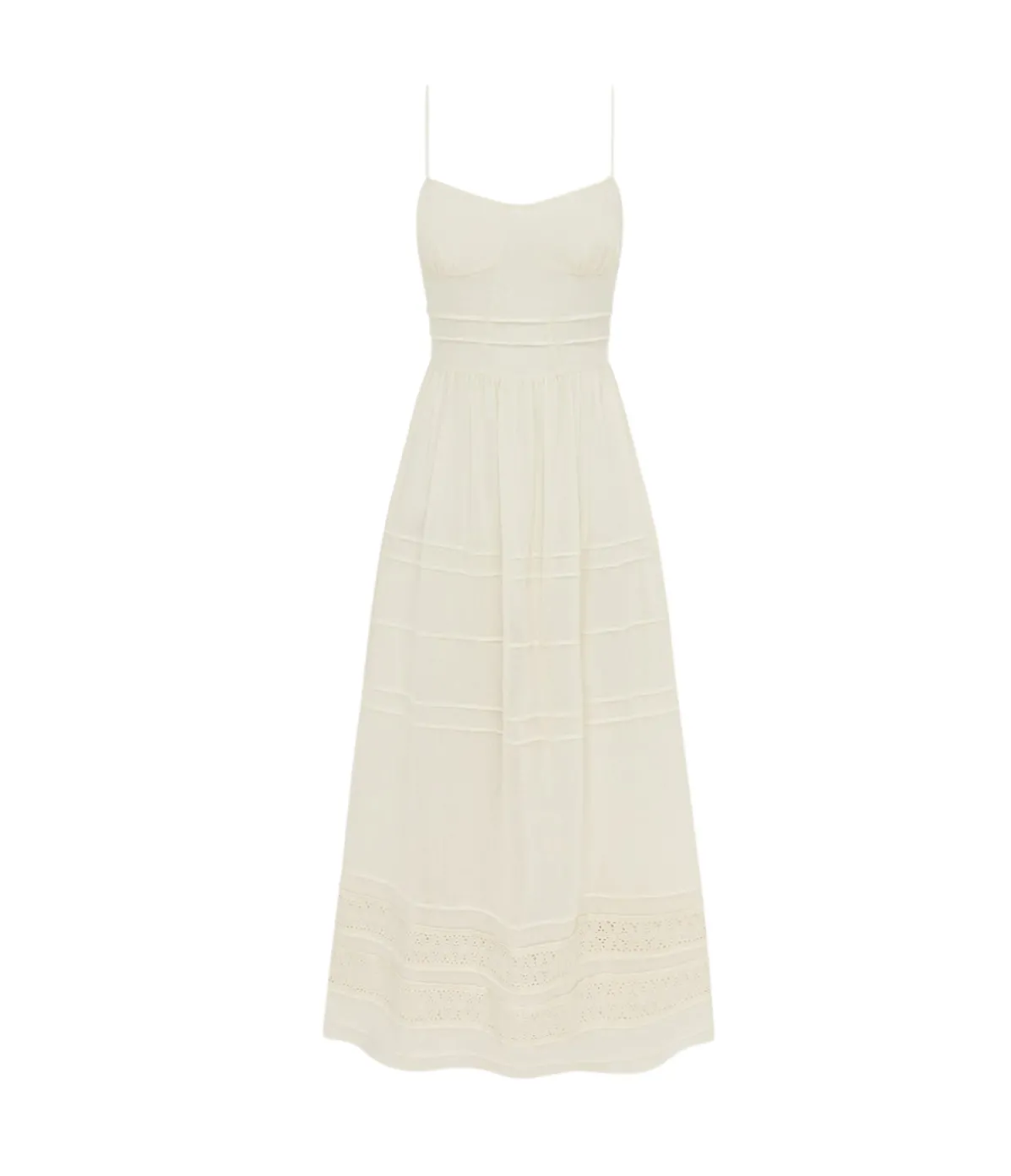 Panelled Midi Dress In Fleur